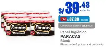 Makro Paracas Papel Higiénico Black oferta