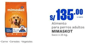 Makro Mimaskot Alimento para Perros Adultos 25kg oferta
