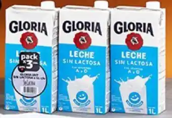 Plaza Vea Leche GLoria UHT Sin Lactosa 3cj x 1L oferta