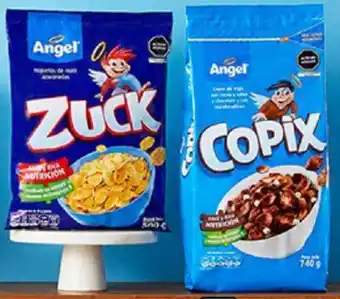 Plaza Vea Cereal Ángel Copix Chocolate / Zuck 740g oferta