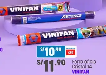 Plaza Vea Forro Oficio Cristal 14 Vinifan oferta