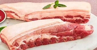 Plaza Vea Panceta de Cerdo Mediana con Hueso y con Piel El Buen Corte oferta