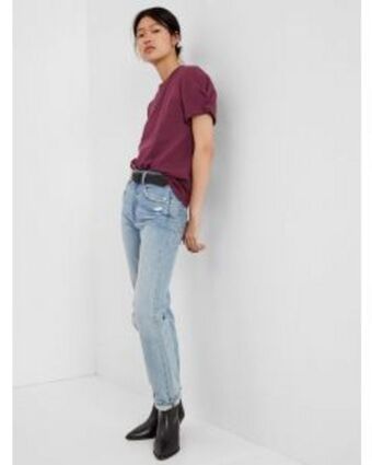Polo manga corta puff slv mujer