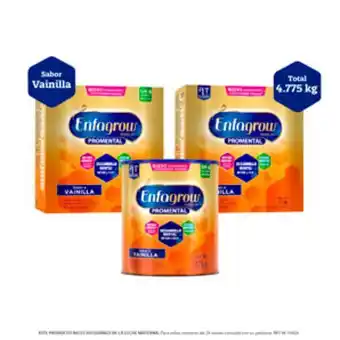 InkaFarma Pack 2 enfagrow premium promental sabor vainilla 2.200 kg + 375 gr oferta