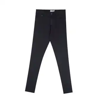 Tottus Jean tiro alto mujer 32 negro oferta
