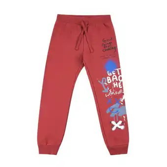Tottus Pantalon buzo print niño guinda 2 oferta