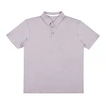 Tottus Polo box color entero hombre s gris oferta