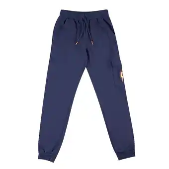 Tottus Pantalon buzo cargo teens azul marino 12 oferta