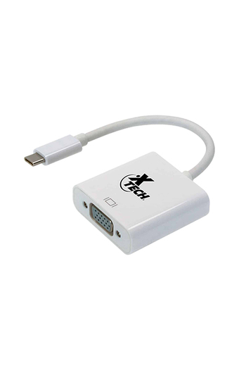 Tiendas EFE Adaptador usb-c macho a vga hembra xtech xtc550 oferta