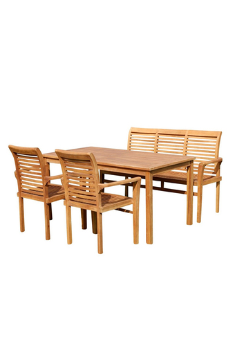 Tiendas EFE Juego de comedor falotih de terraza 4 personas kelyn oferta