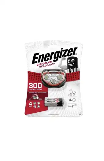 Tiendas EFE Energizer 300 lumens linterna frontal / cabeza /manos libres oferta
