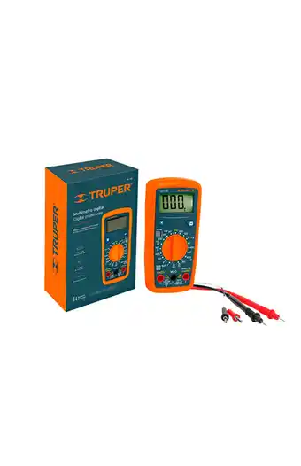 Tiendas EFE Multimetro multitester digital truper m oferta