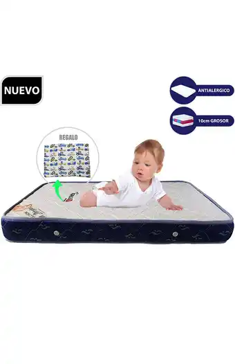 Tiendas EFE Colchon 4" gethex azul puntos oferta
