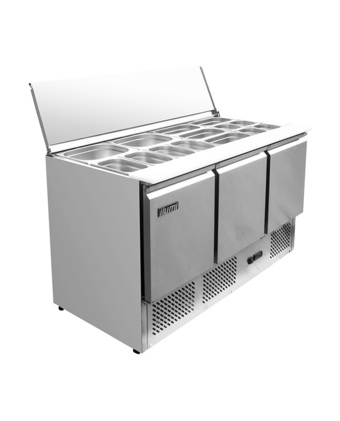 Tiendas EFE Mesa ensaladera ilumi 3 puertas oferta