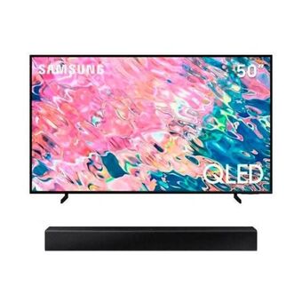 Hiraoka Televisor samsung qled 4k smart 50" qn50q60bagxpe (2022) + soundbar samsung hw-t400/pe oferta