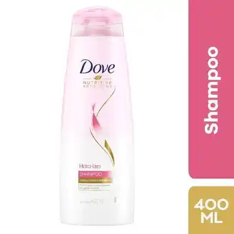 Tottus Shampoo dove hidra liso lavado diario 400 ml - envase 400 ml oferta