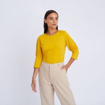 Fina Perú Polo becca mostaza oferta