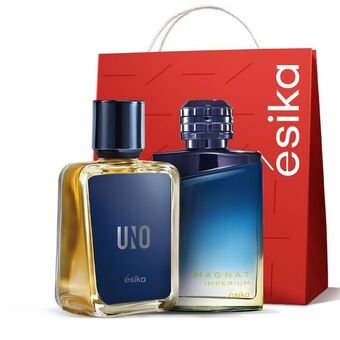 Ésika Set perfumes de hombre magnat imperium + uno oferta