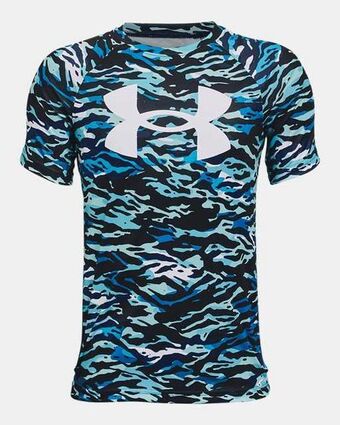 Under Armour Boys' ua tech™ big logo printed short sleeve oferta
