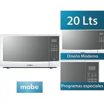Linio Horno microondas mabe hmm20pee 20l - bla... oferta