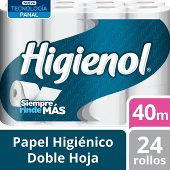 Metro Papel higiénico doble hoja higienol 24un. oferta