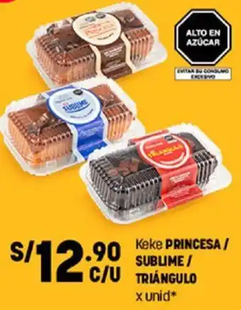 Plaza Vea Keke Princesa/ Sublime/ Triángulo oferta