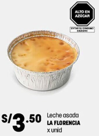 Plaza Vea Leche Asada La Florencia oferta