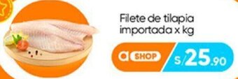 Plaza Vea Filete de Tilapia Importada oferta