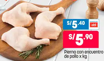 Plaza Vea Pierna con Encuentro de Pollo oferta