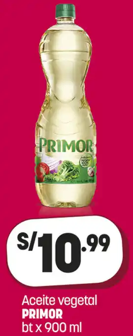 Plaza Vea Aceite Vegetal Primor 900ml oferta