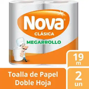 Metro Papel toalla nova clásica megarollo 2un oferta