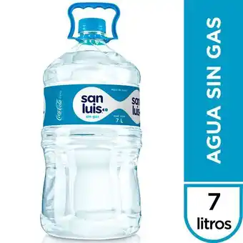 Metro Agua de mesa sin gas san luis bidón 7l oferta