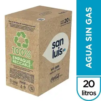 Metro Agua de mesa sin gas san luis caja 20l oferta
