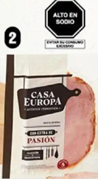 Plaza Vea Jamón Crocante en Tajadas Casa Europa 200g oferta