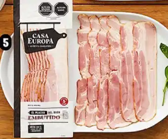 Plaza Vea Tocino Ahumado Casa Europa 200g oferta
