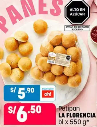 Plaza Vea Petipan La Florencia 550g oferta