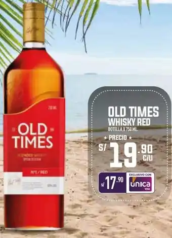 Vega Old Times Whisky Red 750ml oferta