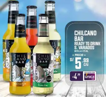 Vega Chilcano Bar Ready to Drink S. Variados 275ml oferta