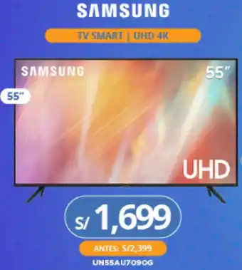 Tiendas EFE Samsung TV Smart UHD 4K 55" oferta