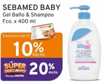 Mifarma Sebamed Baby Gel Baño & Shampoo 400ml oferta