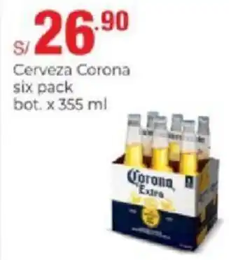 Metro Cerveza Corona Six Pack 355ml oferta