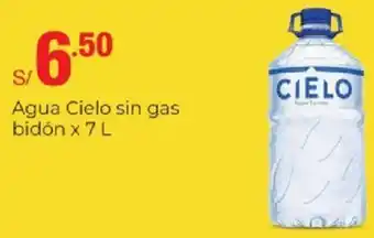 Metro Agua Cielo Sin Gas Bidón 7L oferta