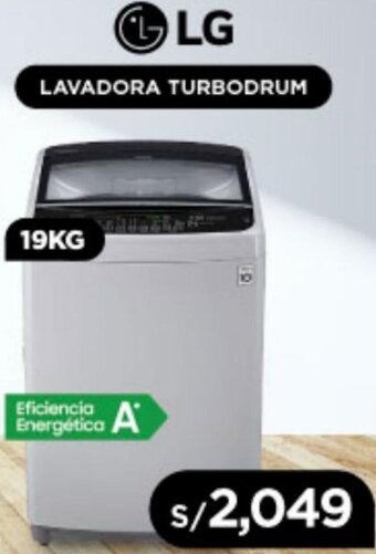 La Curacao LG Lavadora Turbodrum 19kg oferta