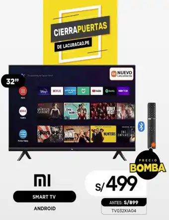 La Curacao Mi Smart TV Android oferta