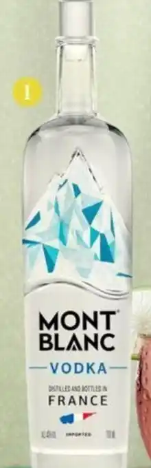 Wong Vodka Mont Blanc Original 750ml oferta