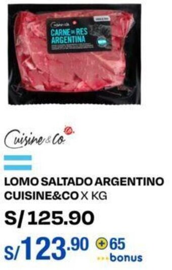 Wong Lomo Saltado Argentino Cuisine & Co oferta