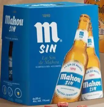 Wong Cerveza S/A Mahou 6 Bot x 250ml oferta