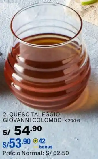Wong Queso Taleggio Giovanni Colombo 200g oferta