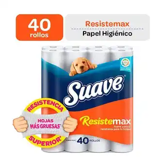 Metro Papel higiénico suave resistemax 40un oferta
