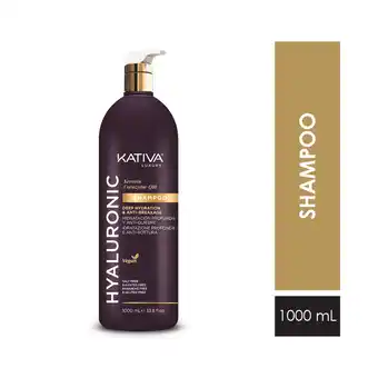 Tottus Shampoo kativa hyaluro keratina 1 lt oferta